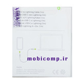 کابل شارژ آیفون تایپ سی به لایتنینگ (گارانتی کتبی مادام العمر) ا متری