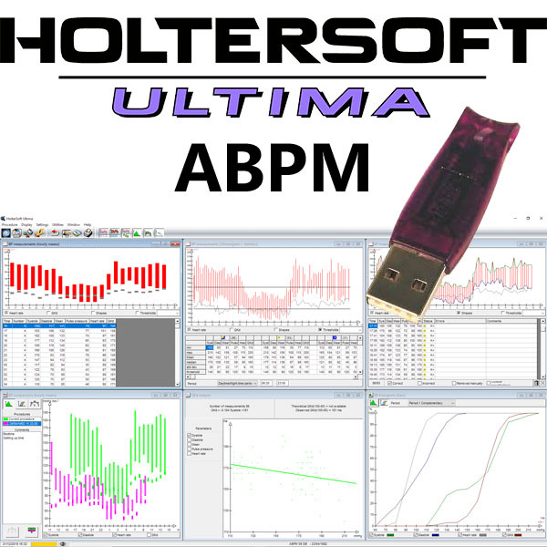 Novacor HolterSoft Ultima for Dongle (Novacor, Diasys Integra Access, Vista, Vista O2, Vista Access, Vista Plus, Diasys Plus)