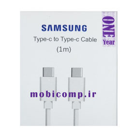 کابل شارژ سامسونگ دو طرف تایپ سی (گارانتی کتبی یکساله) 1 متر