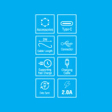 کابل شارژ و دیتا یو اس بی به تایپ سی بیاند BUC-302 گارانتی 18 ماهه شرکتی