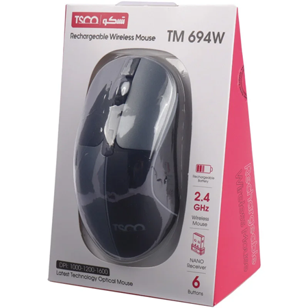 ماوس بیسیم تسکو موس مدل TM 694 W