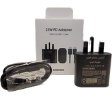 شارژر سوپر فست سامسونگ 25 وات تایپ سی اصل ویتنام با کابل و ضمانت مادام العمر (حک شده با لیزر روی کالا)