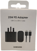 شارژر سوپر فست سامسونگ 25 وات تایپ سی اصل ویتنام با کابل و ضمانت مادام العمر (حک شده با لیزر روی کالا)