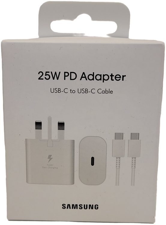 شارژر سوپر فست سامسونگ 25 وات تایپ سی اصل ویتنام با کابل و ضمانت مادام العمر (حک شده با لیزر روی کالا)