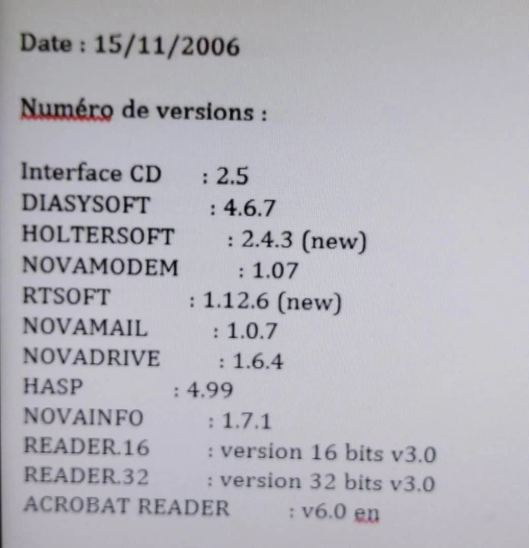 Novacor HolterSoft Ultima With SoftLock (Novacor, Diasys Integra Access, Vista, Vista O2, Vista Access, Vista Plus, Diasys Plus)