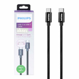 کابل شارژ سریع فیلیپس دوسر تایپ سی 1.2 متر DLC5533C
