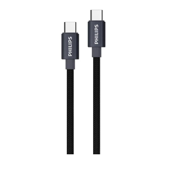 کابل شارژ سریع فیلیپس دوسر تایپ سی 1.2 متر DLC5533C