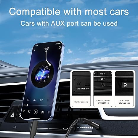 کابل تبدیل Lightning به AUX فون پلنت 120 سانتیمتر