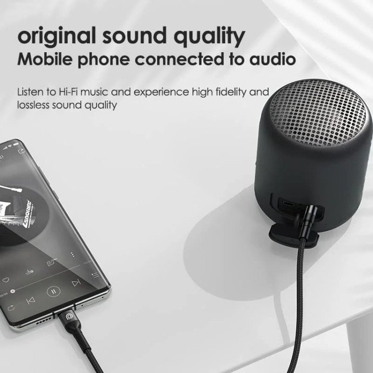 کابل تبدیل Lightning به AUX فون پلنت 120 سانتیمتر