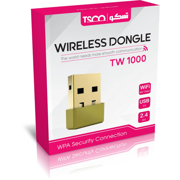 کارت شبکه بی سیم تسکو مدل TW 1000 دانگل یو اس بی