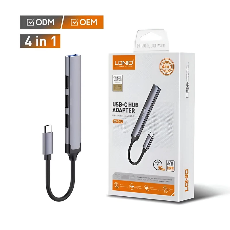 هاب 4 پورت USB3.0 الدینیو مدل DS-44U